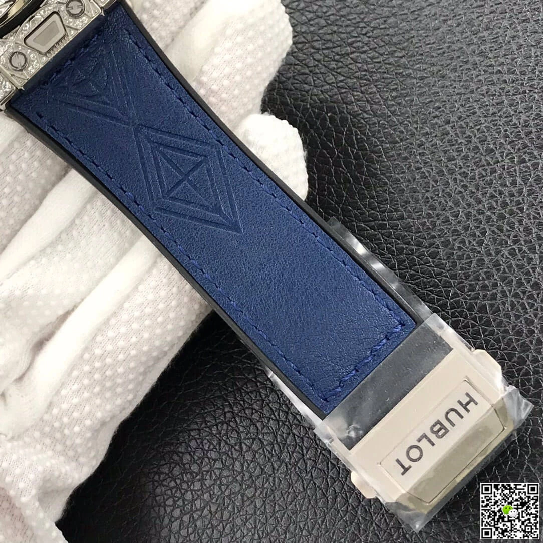 Hublot Big Bang 415.NX.7179.VR.MXM18 WWF Factory 1:1 Best Edition Replica Watch Blue Strap
